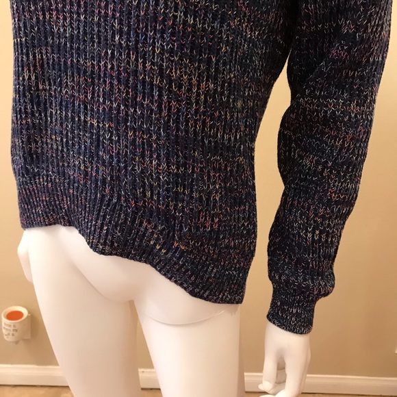 Gap Sweater NEW Womens Size XS Extra Small Northern Lights Blue Cotton Pullover - Picture 12 of 14